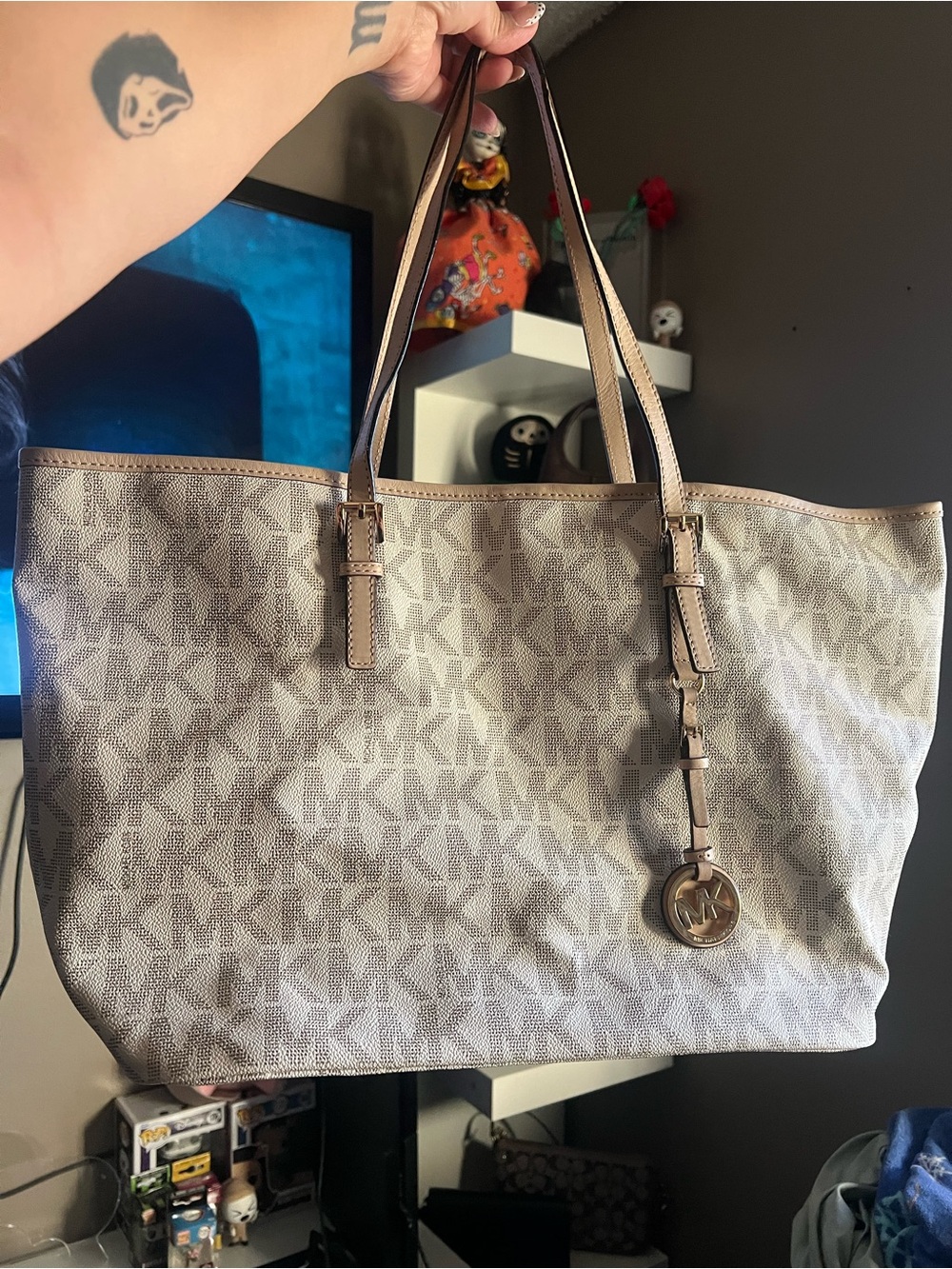 Michael Kors Monogram Tote Bag